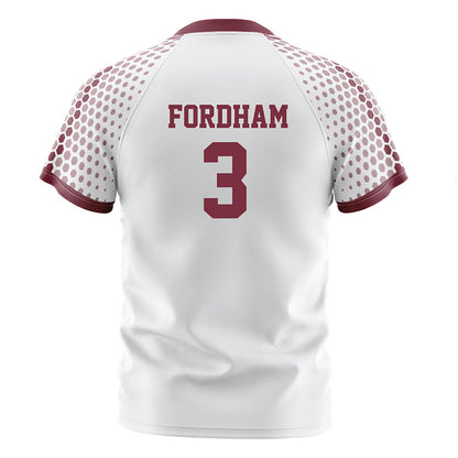 UMass - NCAA Men's Soccer : Matthew Fordham - White Soccer Jersey