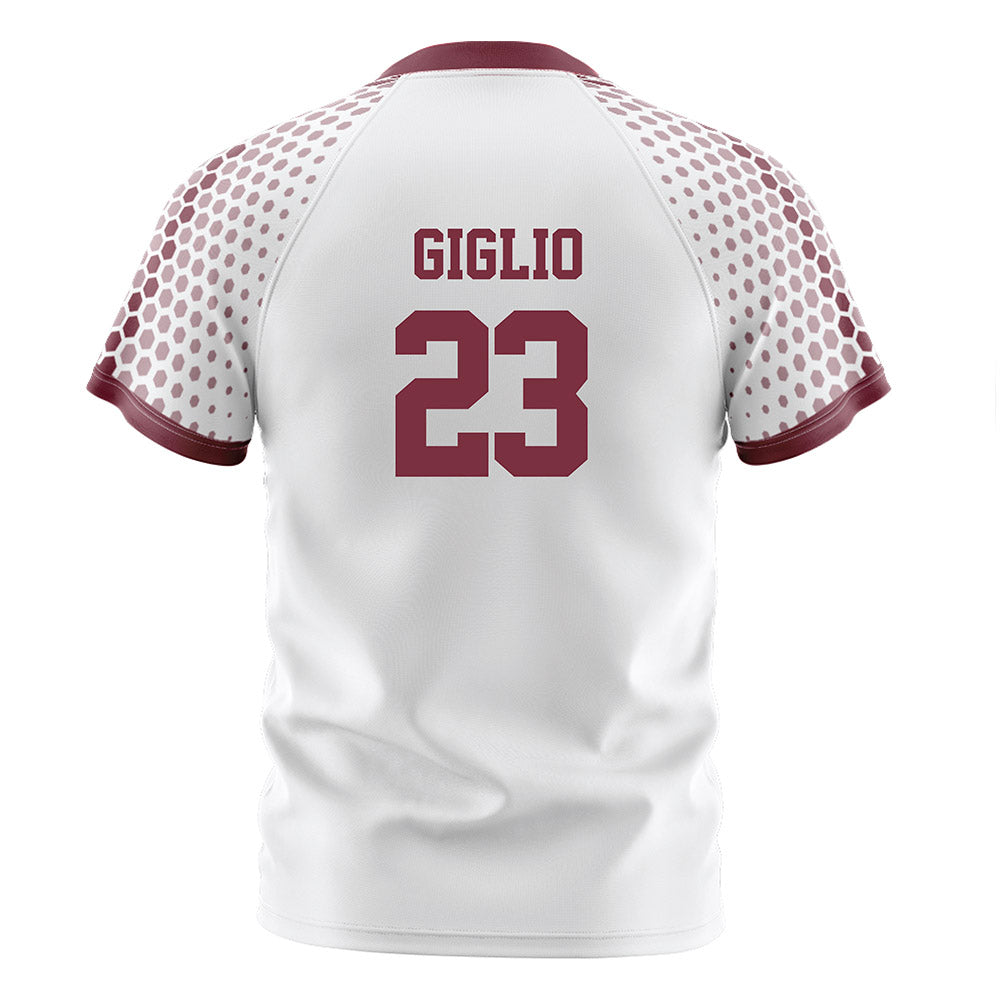 UMass - NCAA Men's Soccer : Chris Giglio - White Soccer Jersey