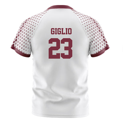 UMass - NCAA Men's Soccer : Chris Giglio - White Soccer Jersey