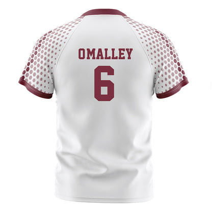 UMass - NCAA Men's Soccer : Aaron O'Malley - White Soccer Jersey