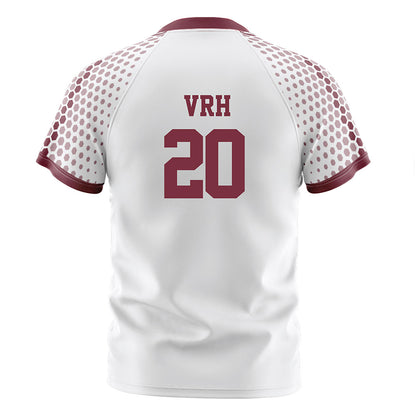 UMass - NCAA Men's Soccer : Ivan Vrh - White Soccer Jersey