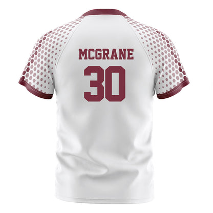 UMass - NCAA Men's Soccer : Lance McGrane - White Soccer Jersey