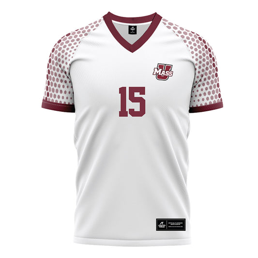 UMass - NCAA Men's Soccer : Bryant Keeney - White Soccer Jersey