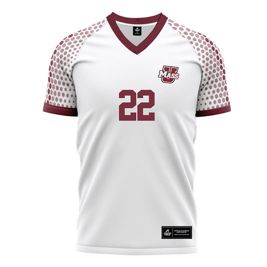 UMass - NCAA Men's Soccer : Alex Brown - White Soccer Jersey-0