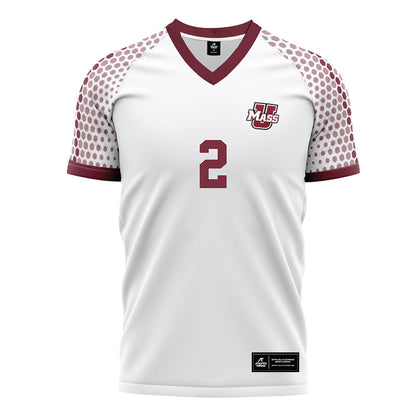 UMass - NCAA Men's Soccer : Michael Willis - White Soccer Jersey