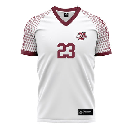 UMass - NCAA Men's Soccer : Chris Giglio - White Soccer Jersey