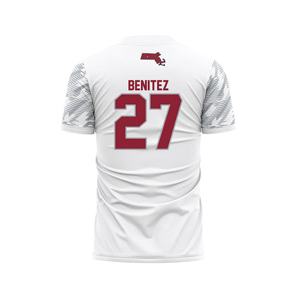 UMass - NCAA Women's Soccer : Carolina Benitez - White Soccer Jersey