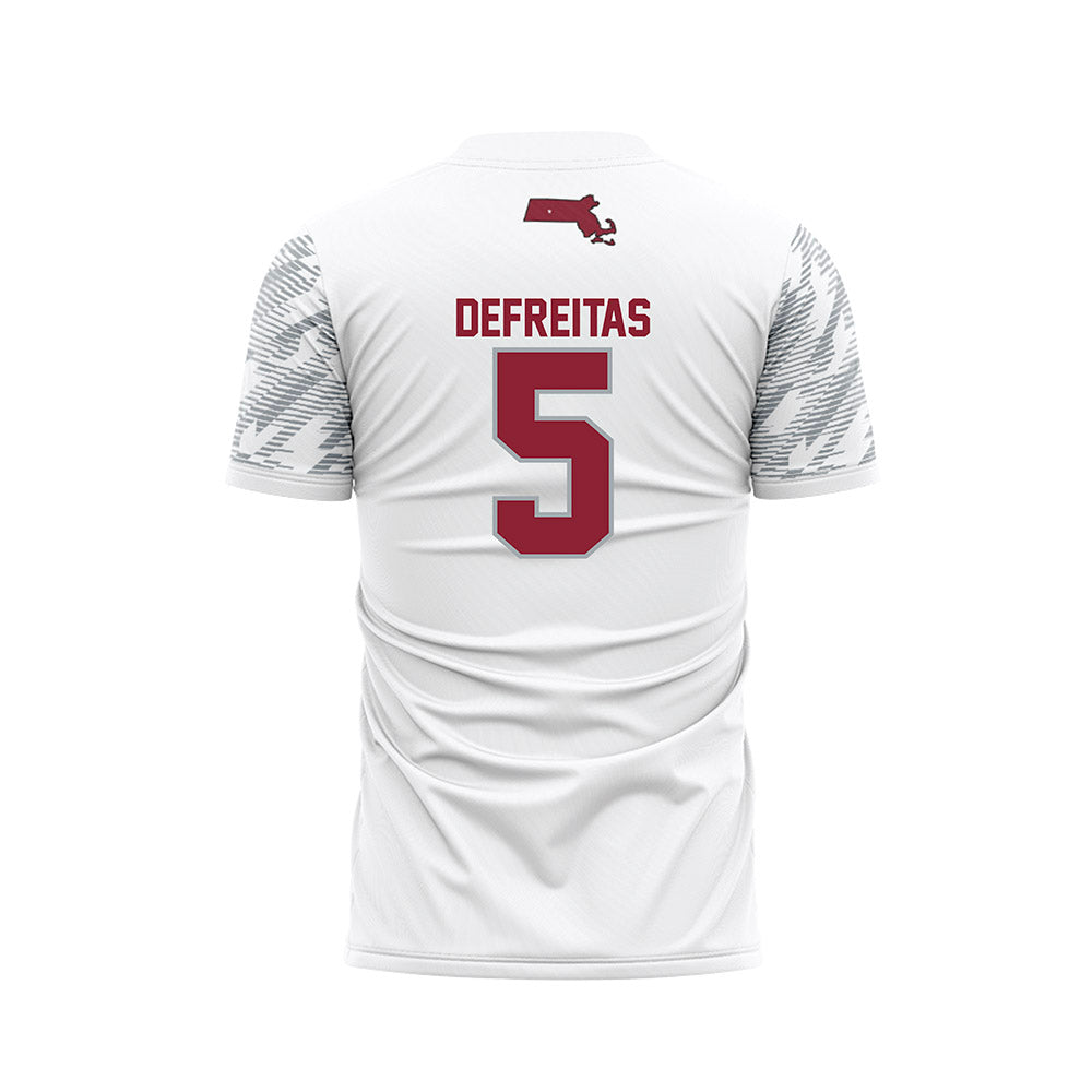 UMass - NCAA Women's Soccer : Sarah DeFreitas - White Soccer Jersey