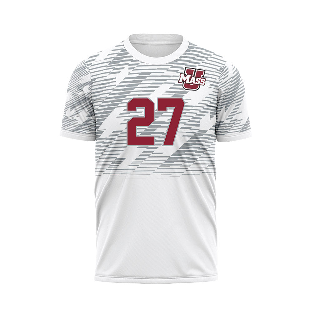 UMass - NCAA Women's Soccer : Carolina Benitez - White Soccer Jersey