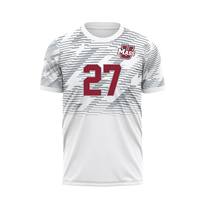 UMass - NCAA Women's Soccer : Carolina Benitez - White Soccer Jersey