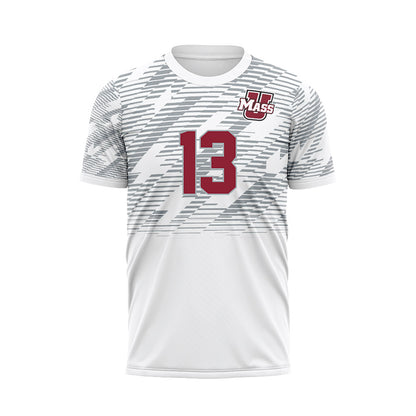 UMass - NCAA Women's Soccer : Skye Cuscuna - White Soccer Jersey-0