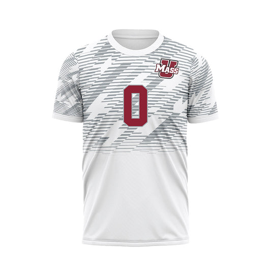 UMass - NCAA Women's Soccer : Bella mendoza - White Soccer Jersey