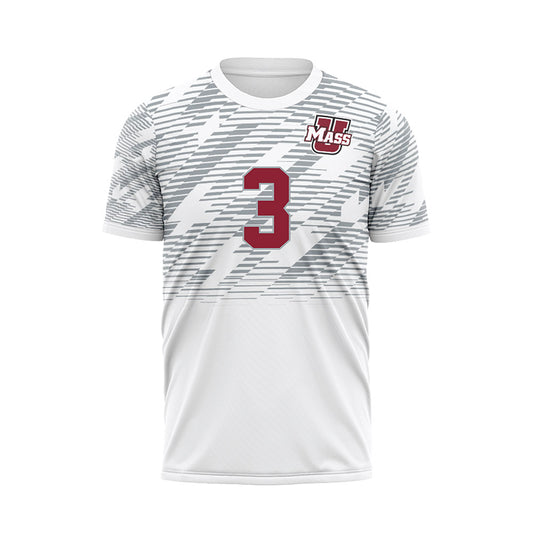 UMass - NCAA Women's Soccer : Piersen Rawlin - White Soccer Jersey-0