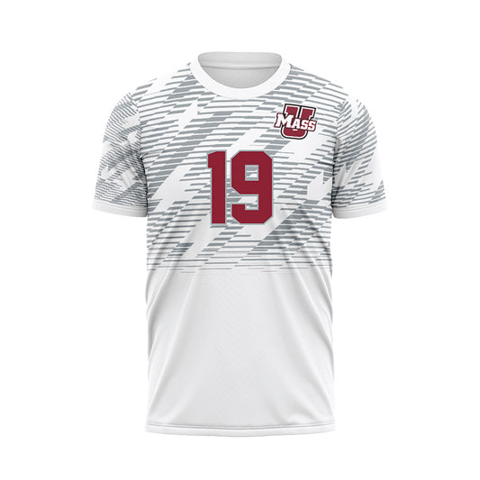 UMass - NCAA Women's Soccer : Sarah Flanagan - White Soccer Jersey