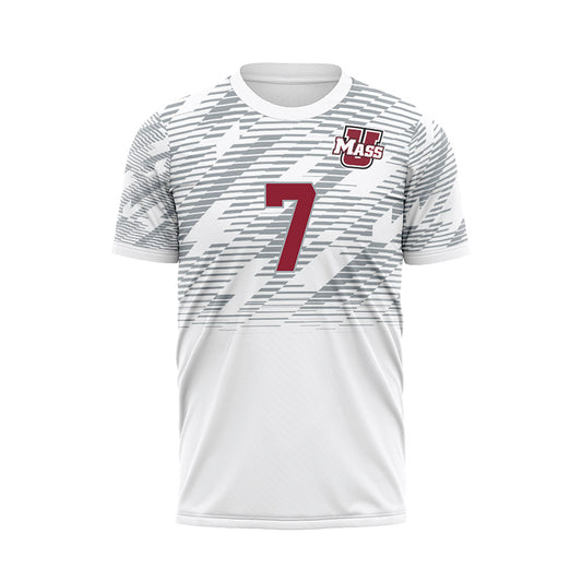 UMass - NCAA Women's Soccer : Kaila Steen - White Soccer Jersey-0