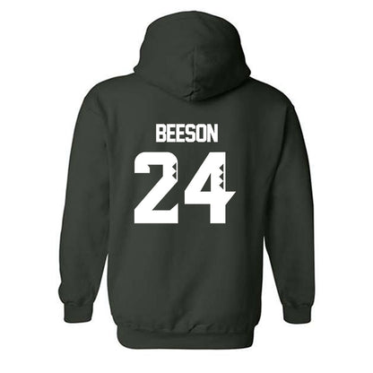 Hawaii - NCAA Baseball : Britton Beeson - Classic Shersey Hooded Sweatshirt-1