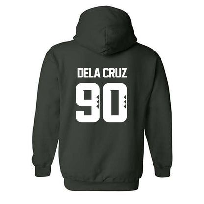 Hawaii - NCAA Football : Ha'aheo Dela Cruz - Classic Shersey Hooded Sweatshirt-1