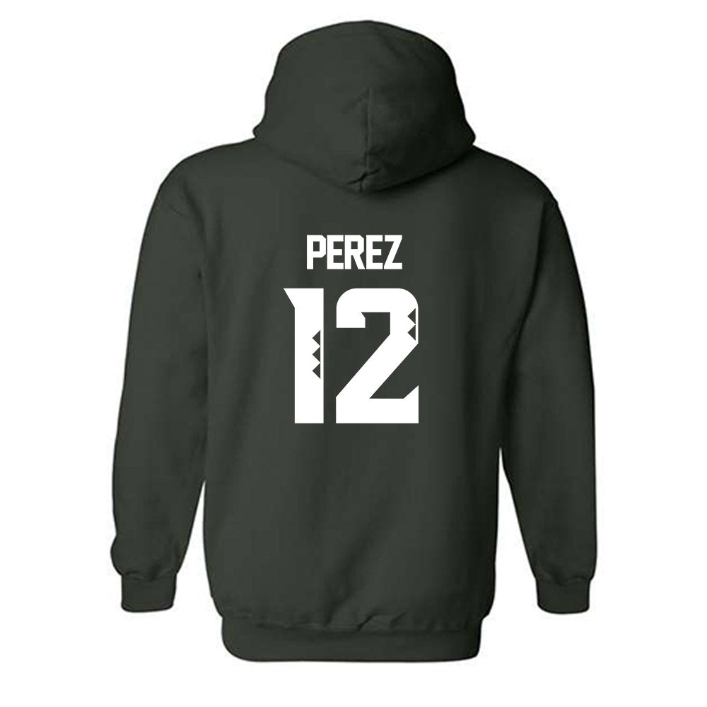Hawaii - NCAA Women's Basketball : Imani Perez - Classic Shersey Hooded Sweatshirt-1