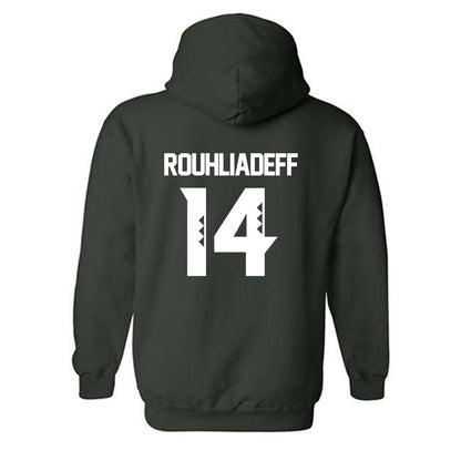 Hawaii - NCAA Men's Basketball : Harry Rouhliadeff - Classic Shersey Hooded Sweatshirt-1