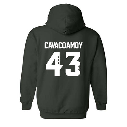 Hawaii - NCAA Football : Alika Cavaco-Amoy - Classic Shersey Hooded Sweatshirt-1