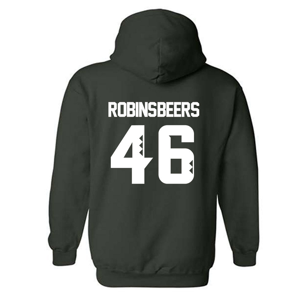 Hawaii - NCAA Football : Kellen Robins-Beers - Classic Shersey Hooded Sweatshirt-1