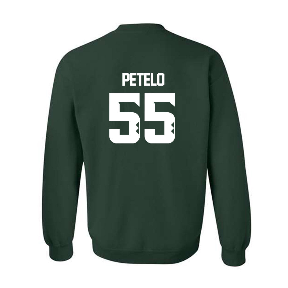 Hawaii - NCAA Football : Zoram Petelo - Classic Shersey Crewneck Sweatshirt-1