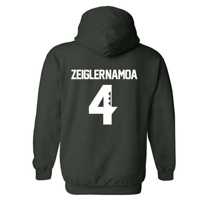 Hawaii - NCAA Baseball : Ben Zeigler-Namoa - Classic Shersey Hooded Sweatshirt-1