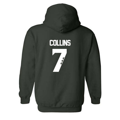 Hawaii - NCAA Women's Basketball : Ella Collins - Classic Shersey Hooded Sweatshirt-1