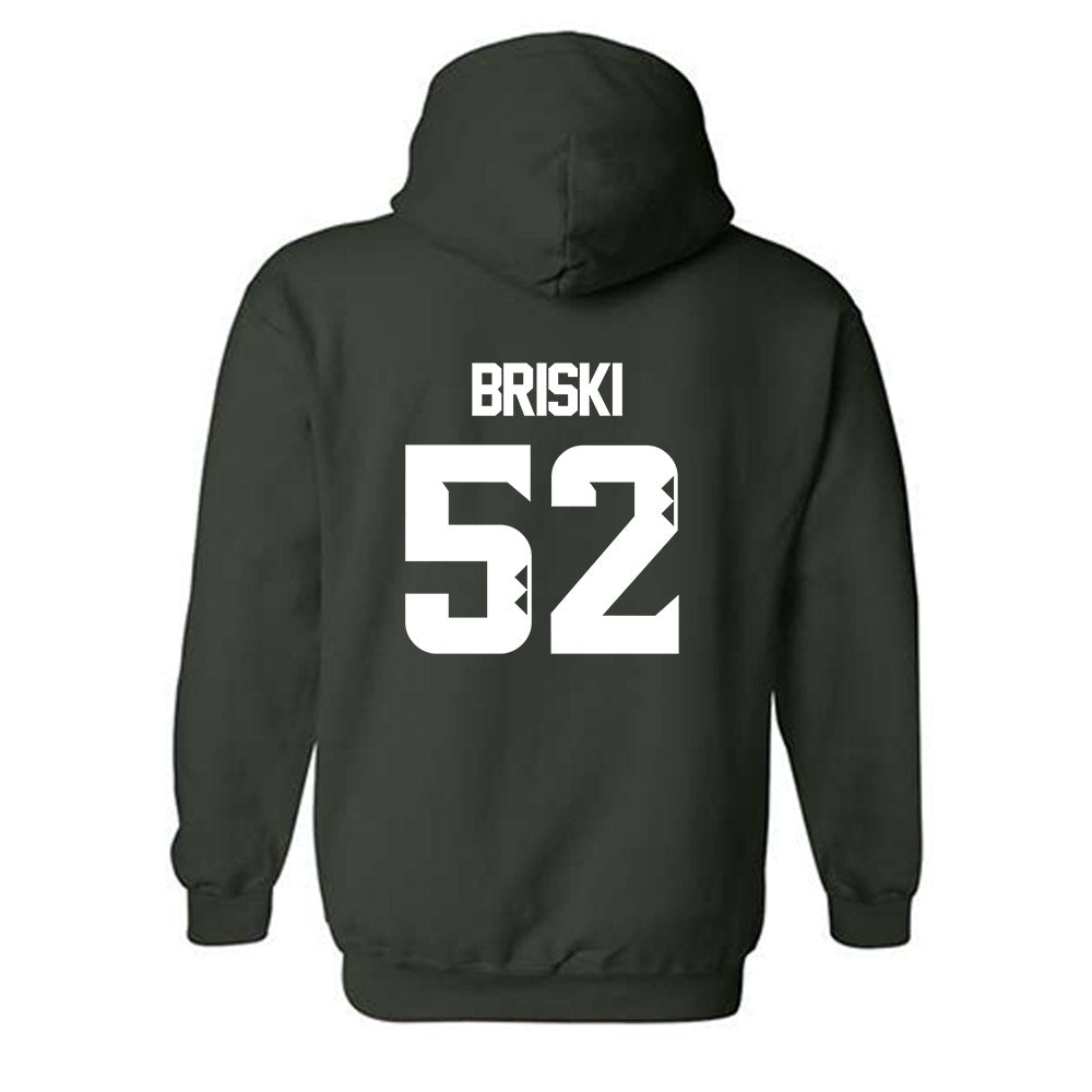 Hawaii - NCAA Football : Dean Briski - Classic Shersey Hooded Sweatshirt-1