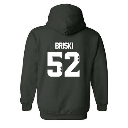 Hawaii - NCAA Football : Dean Briski - Classic Shersey Hooded Sweatshirt-1