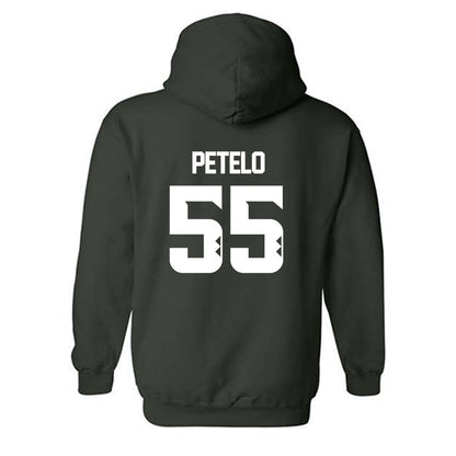 Hawaii - NCAA Football : Zoram Petelo - Classic Shersey Hooded Sweatshirt-1