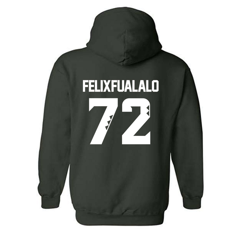 Hawaii - NCAA Football : Luke Felix-Fualalo - Hooded Sweatshirt