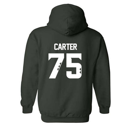 Hawaii - NCAA Football : Kaleb Carter - Classic Shersey Hooded Sweatshirt-1