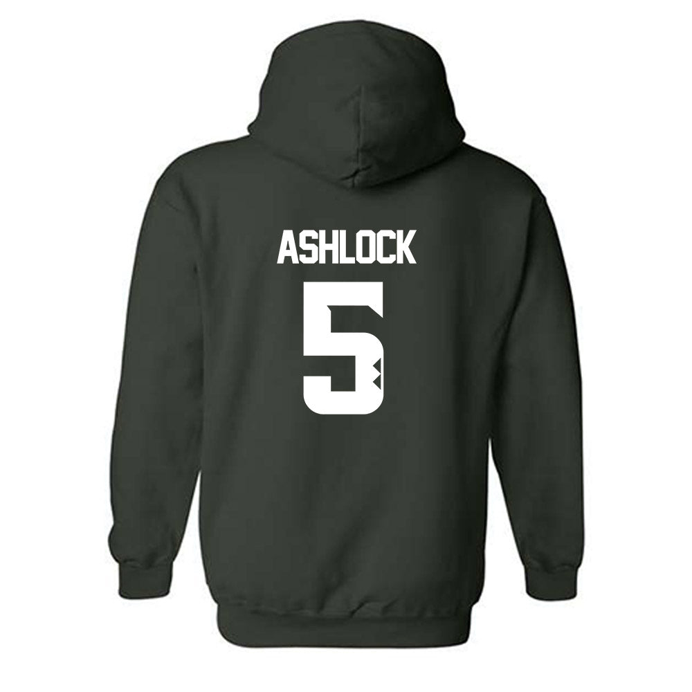 Hawaii - NCAA Football : Pofele Ashlock - Classic Shersey Hooded Sweatshirt-1