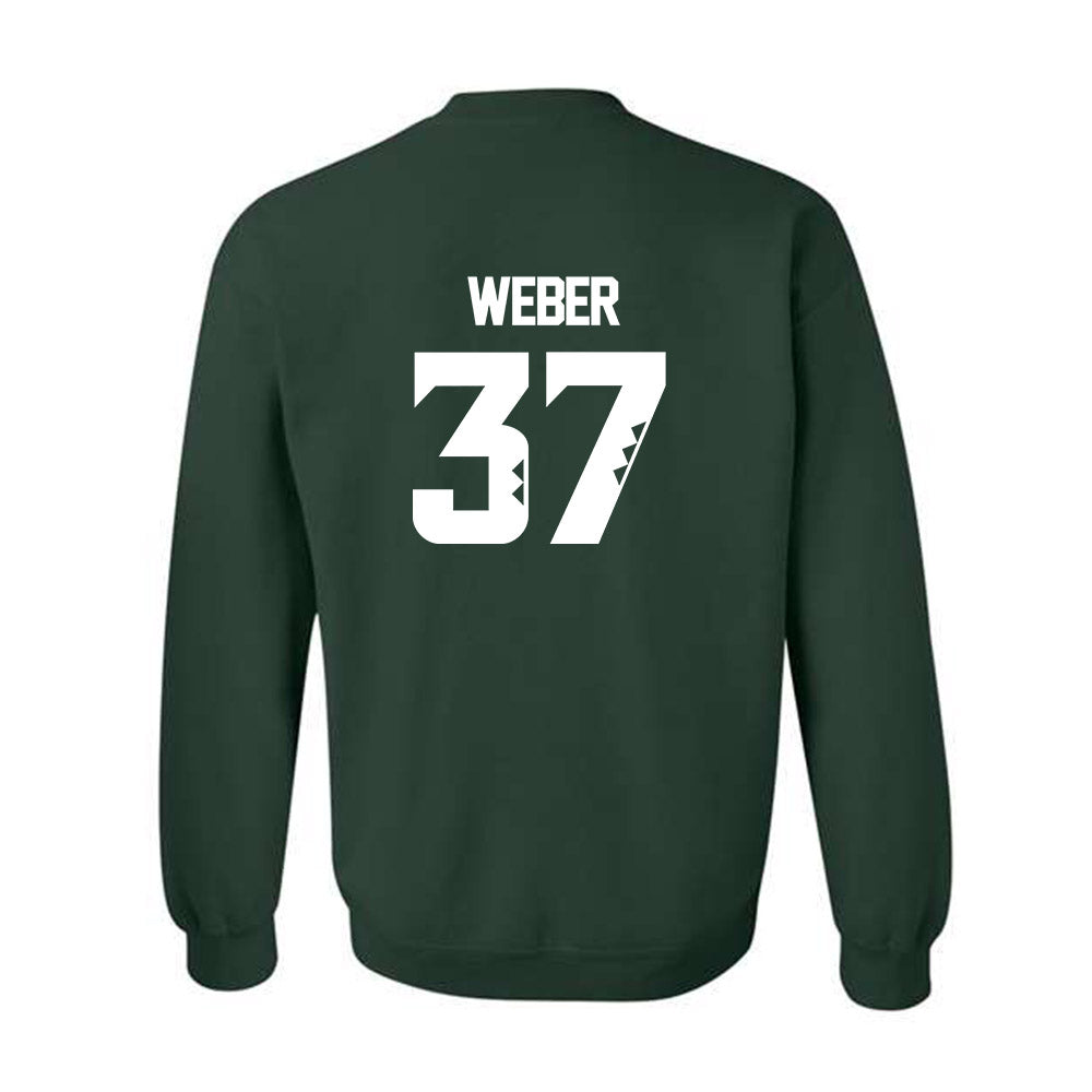 Hawaii - NCAA Football : Riis Weber - Classic Shersey Crewneck Sweatshirt-1
