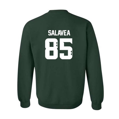 Hawaii - NCAA Football : Okland Salave'a - Classic Shersey Crewneck Sweatshirt-1