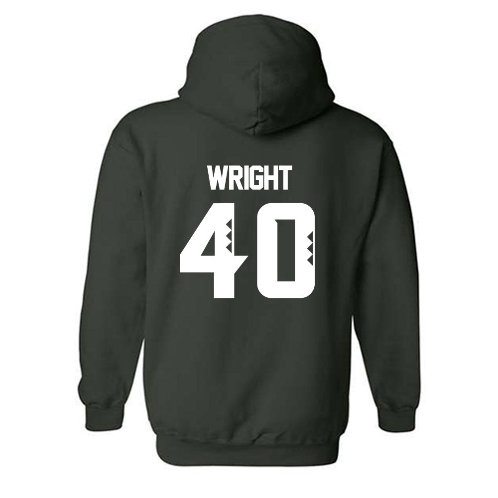 Hawaii - NCAA Football : Jeremiah Wright - Classic Shersey Hooded Sweatshirt-1