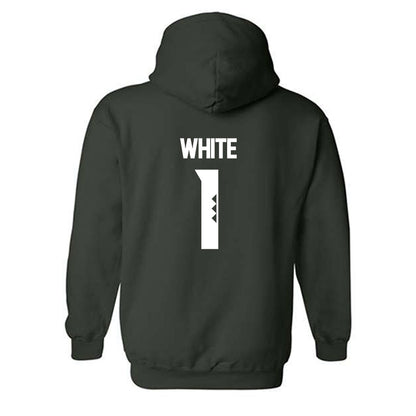Hawaii - NCAA Football : Brandon White - Classic Shersey Hooded Sweatshirt-1