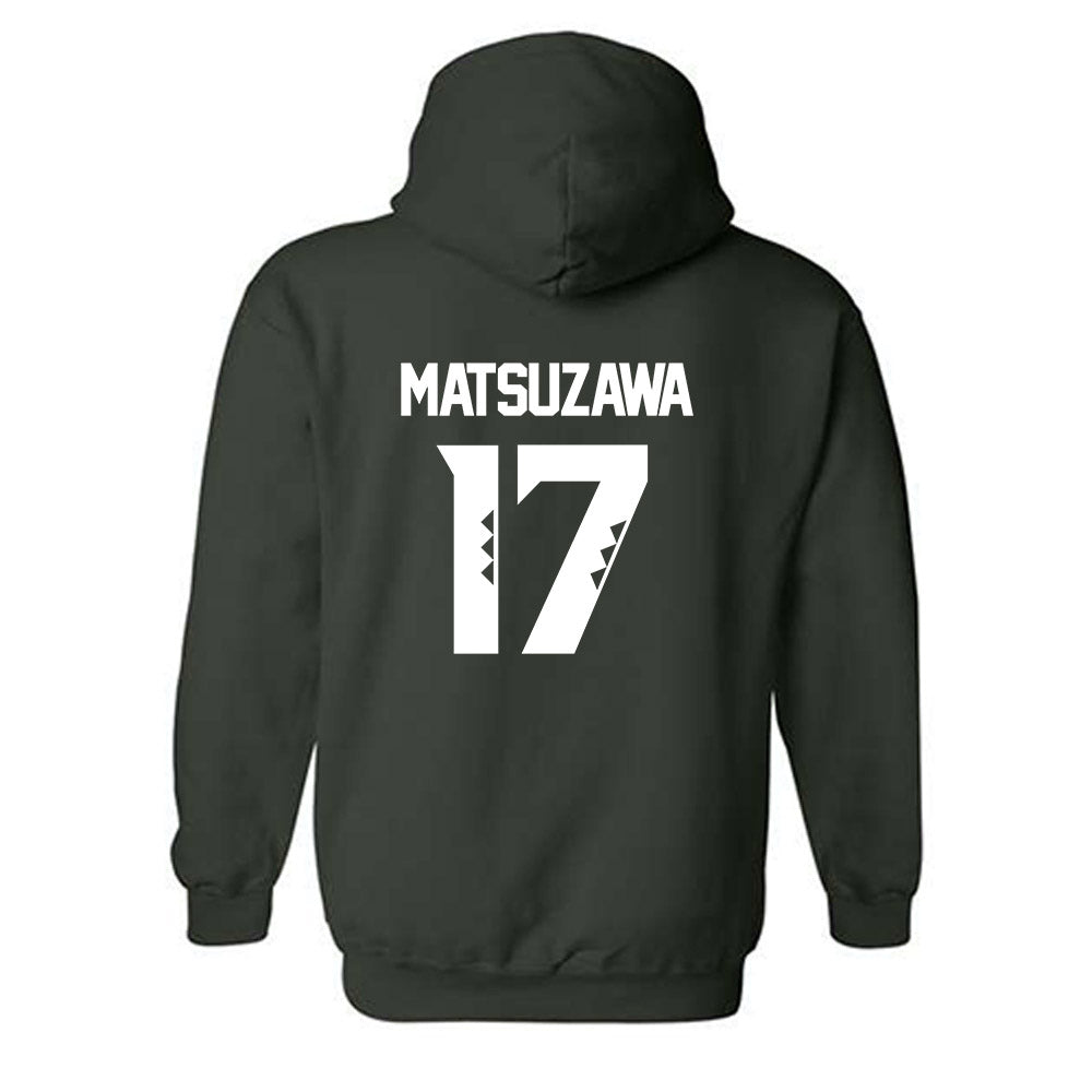 Hawaii - NCAA Football : Kansei Matsuzawa - Classic Shersey Hooded Sweatshirt-1