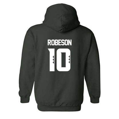 Hawaii - NCAA Men's Basketball : Logan Robeson - Hooded Sweatshirt