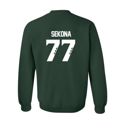 Hawaii - NCAA Football : Jamar Sekona - Classic Shersey Crewneck Sweatshirt-1