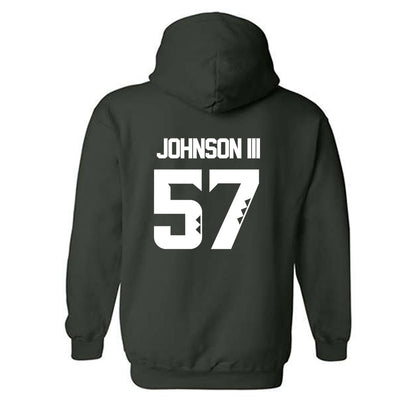 Hawaii - NCAA Football : Jackie Johnson III - Classic Shersey Hooded Sweatshirt-1