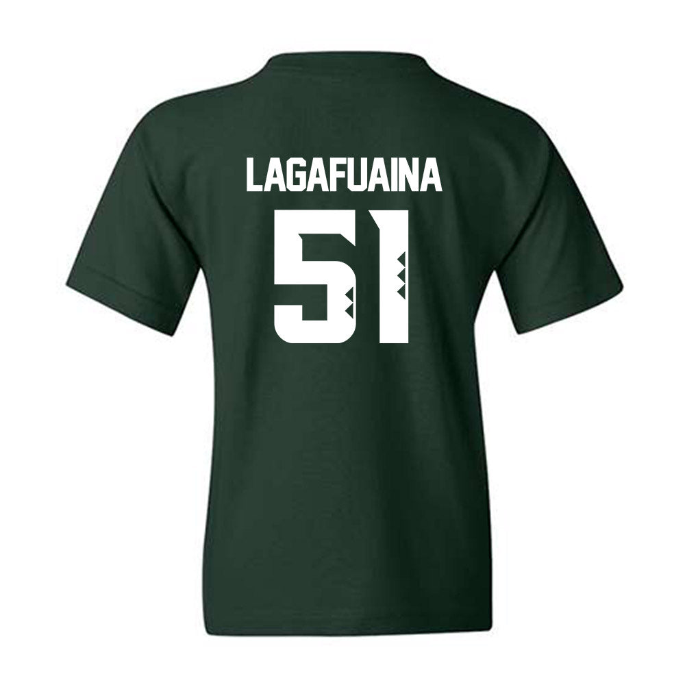 Hawaii - NCAA Football : LesterLaisene Lagafuaina - Classic Shersey Youth T-Shirt-1