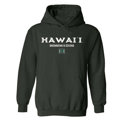 Hawaii - NCAA Men's Swimming & Diving : Daniel Crain - Classic Shersey Hooded Sweatshirt-0