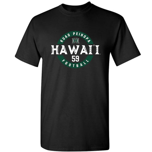 Hawaii - NCAA Football : Kuao Peihopa - Classic Fashion Shersey T-Shirt