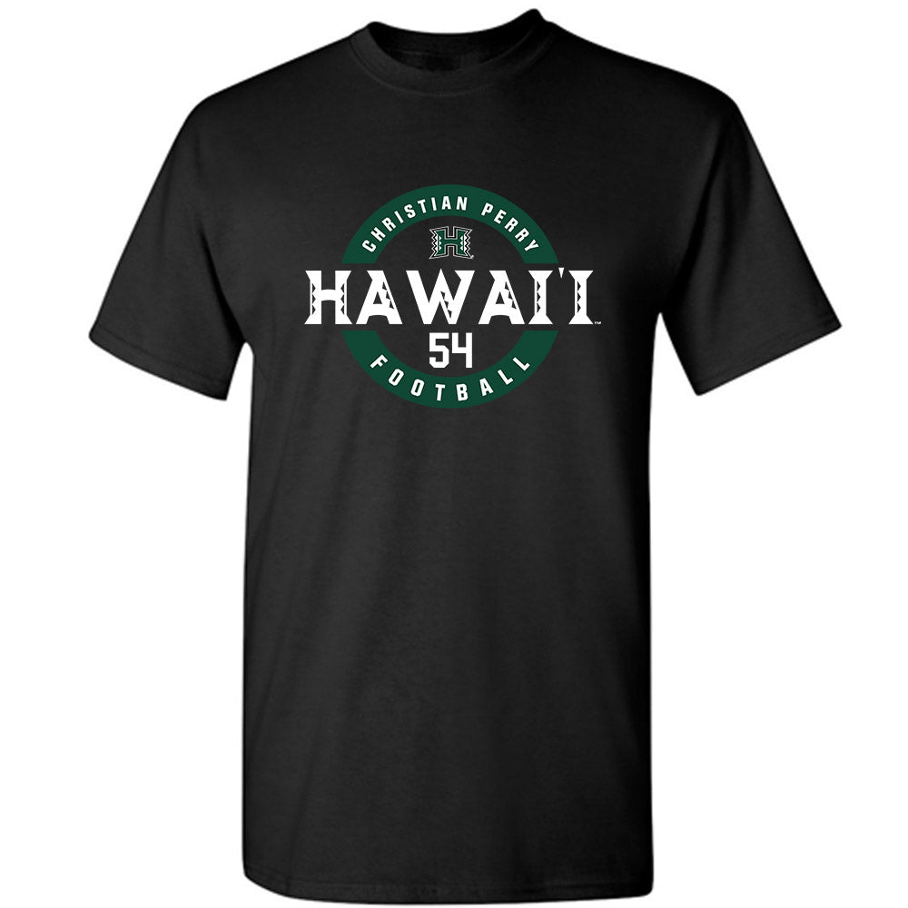 Hawaii - NCAA Football : Christian Perry - T-Shirt