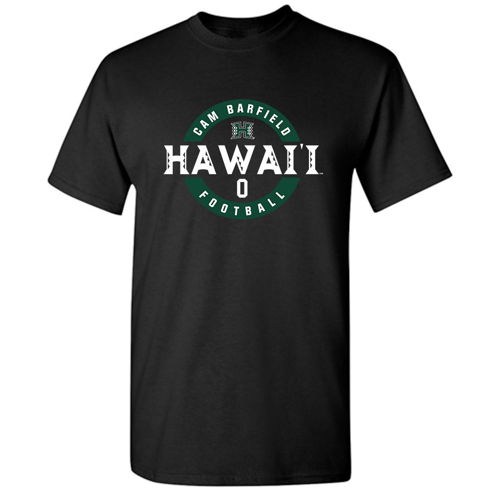 Hawaii - NCAA Football : Cam Barfield - Classic Fashion Shersey T-Shirt-0