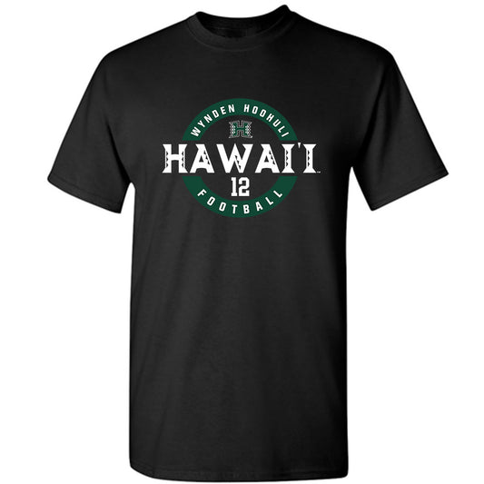 Hawaii - NCAA Football : Wynden Hoohuli - Classic Fashion Shersey T-Shirt-0
