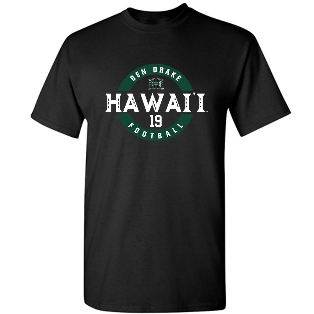 Hawaii - NCAA Football : Ben Drake - Classic Fashion Shersey T-Shirt-0