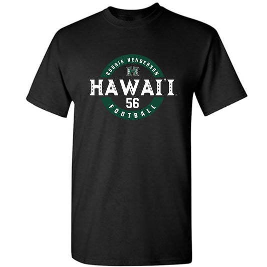 Hawaii - NCAA Football : Boogie Henderson - Classic Fashion Shersey T-Shirt-0